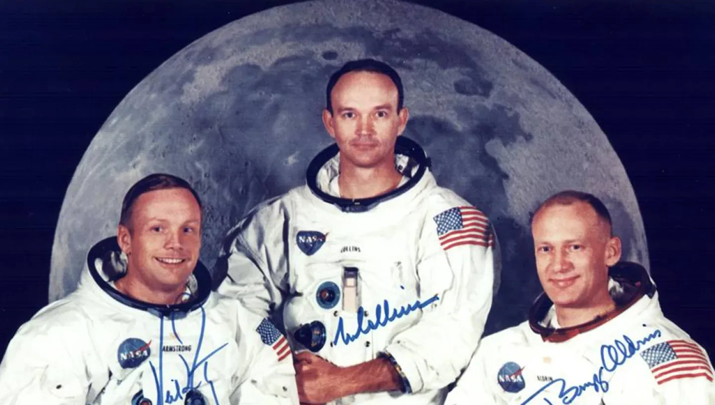 Michael Collins's space photo | Royal Museums Greenwich